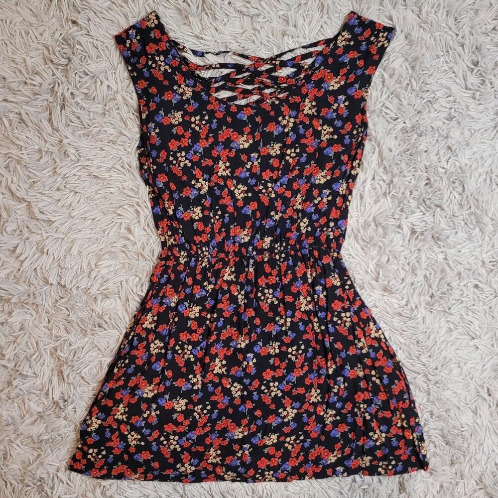 Flower Mini Dress